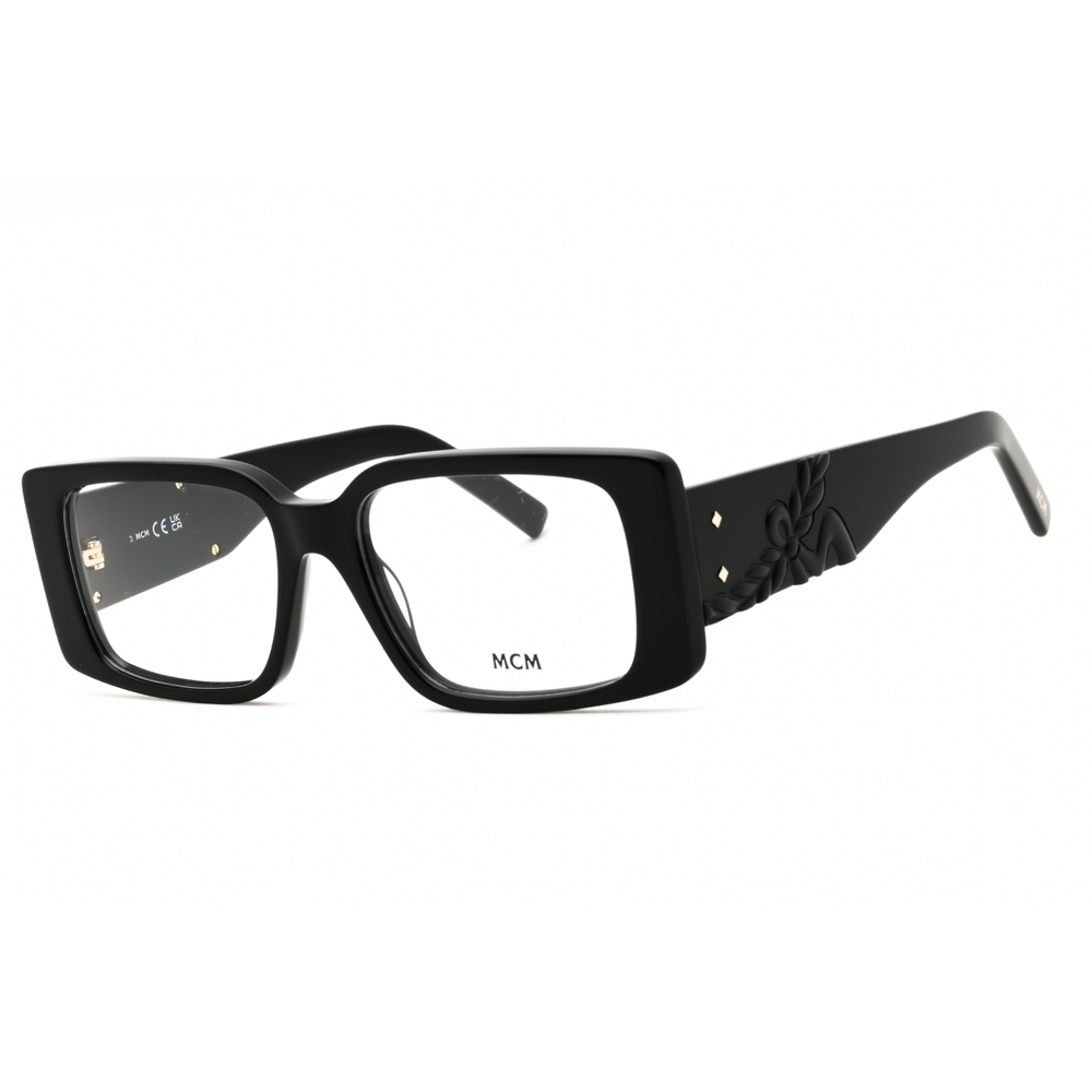 MCM MW5003 Eyeglasses Shiny Black Acetate Rectangle